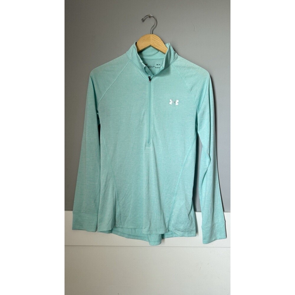 Under Armour Women Long Sleeves Activewear Loose Blue size M Light Weight